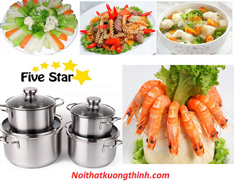 Bộ nồi Fivestar 4 chiếc và cách làm tăng tuổi thọ của nồi