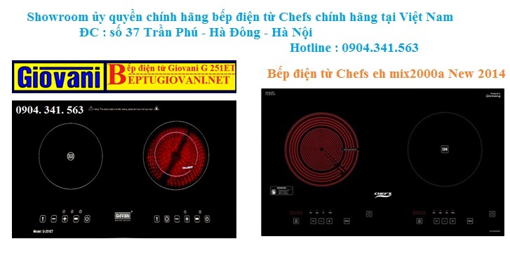 7 triệu đồng chọn bếp điện từ chefs eh mix2000a hay Giovani g 251et