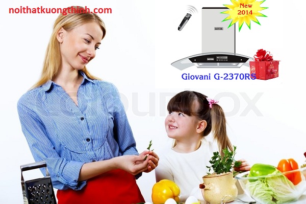 Máy hút mùi Giovani G-2370RS: Bước ngoặt lớn trong sự phát triển