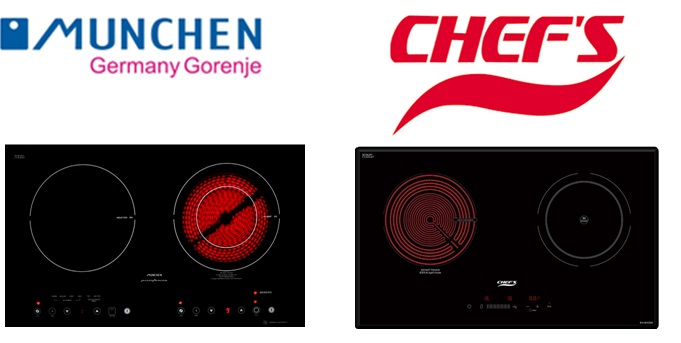 Bếp điện từ Chefs và bếp điện từ Munchen - nên mua hãng nào ?