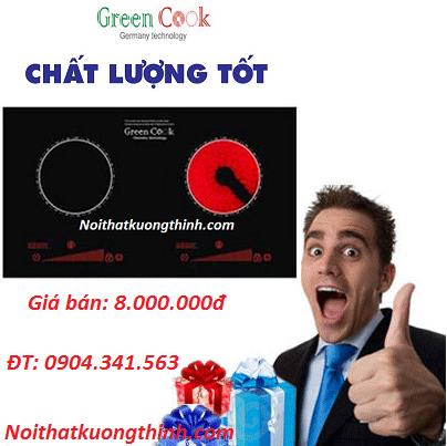 Bếp điện từ Green Cook GCH7 xua tan mọi nỗi lo cho các bà nội trợ mỗi khi vào bếp