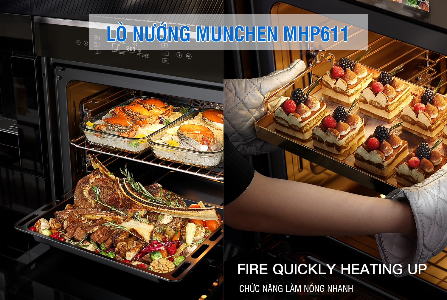 Tại sao Munchen MHP611 là mẫu lò nướng châu âu số 1 tại Việt Nam?
